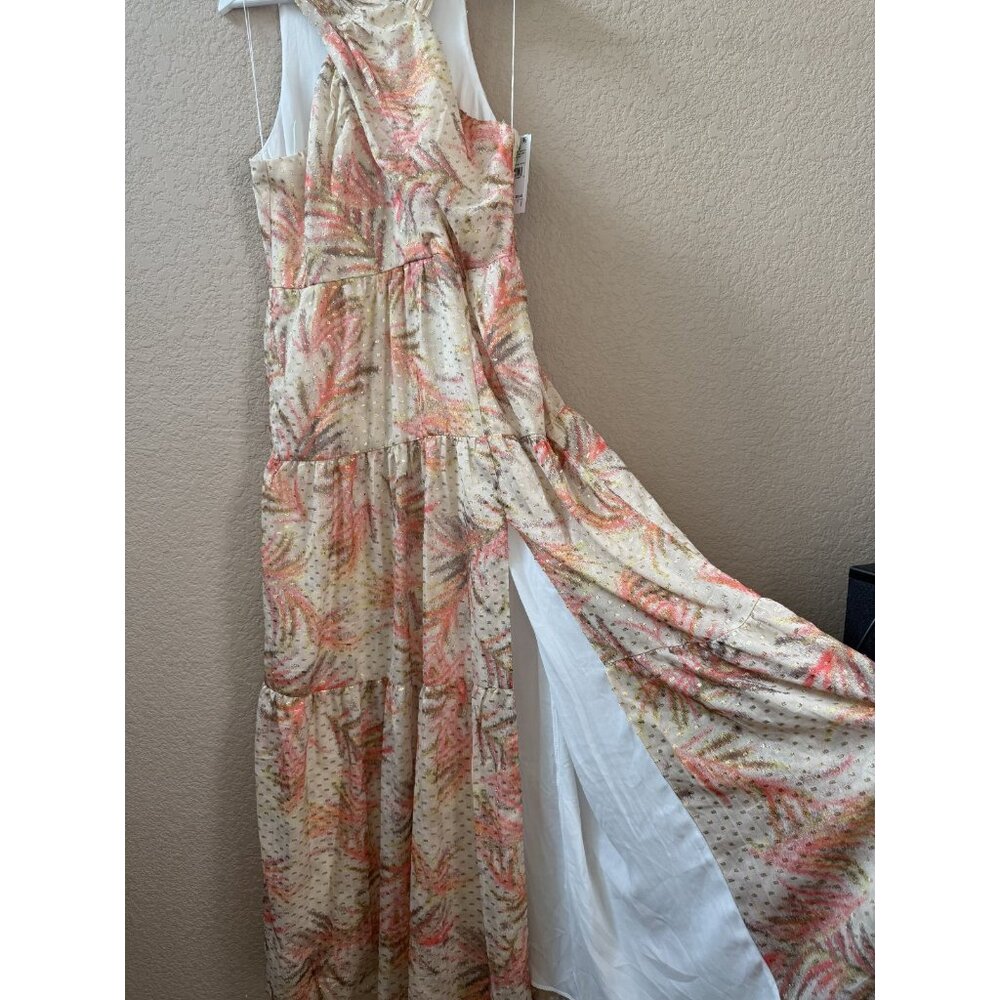 Aidan Mattox Women's Maxi Dress Beige Coral Color Sleeveles NEW MSRP $330 Size16 - Picture 12 of 13